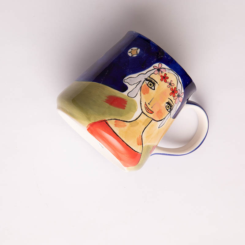 Hand Painted Mug – Live Your Dreams