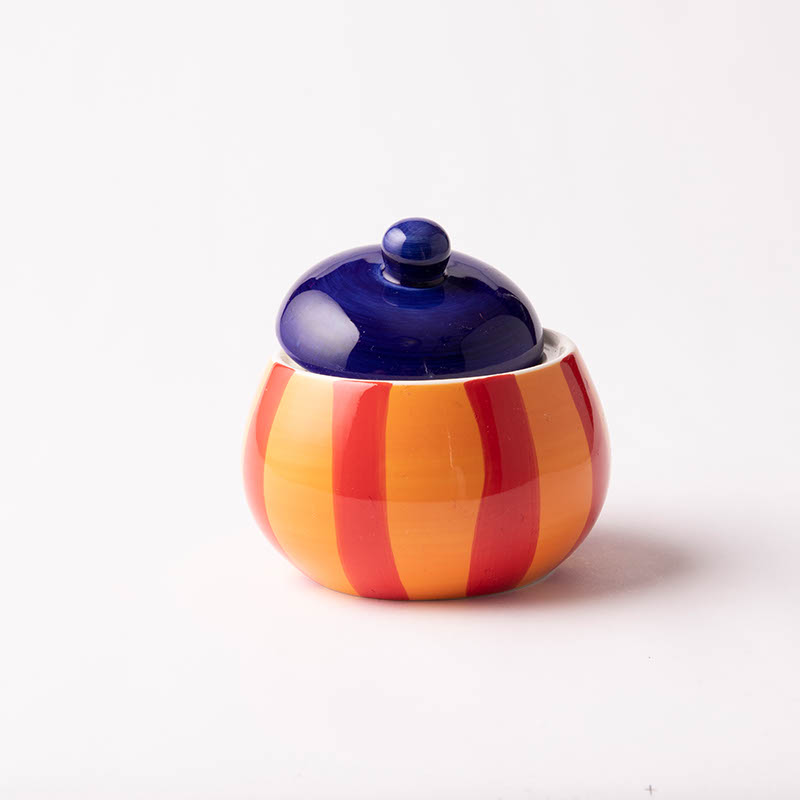 Hand Painted Sugar Pot